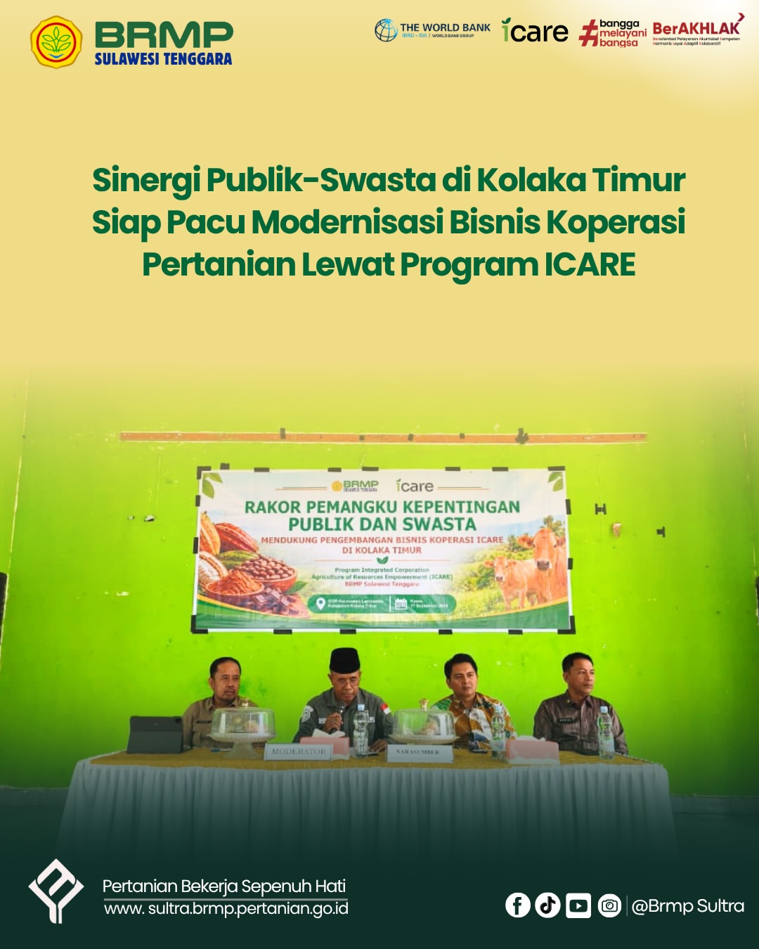 Sinergi Publik-Swasta di Kolaka Timur Siap Pacu Modernisasi Bisnis Koperasi Pertanian Lewat Program ICARE