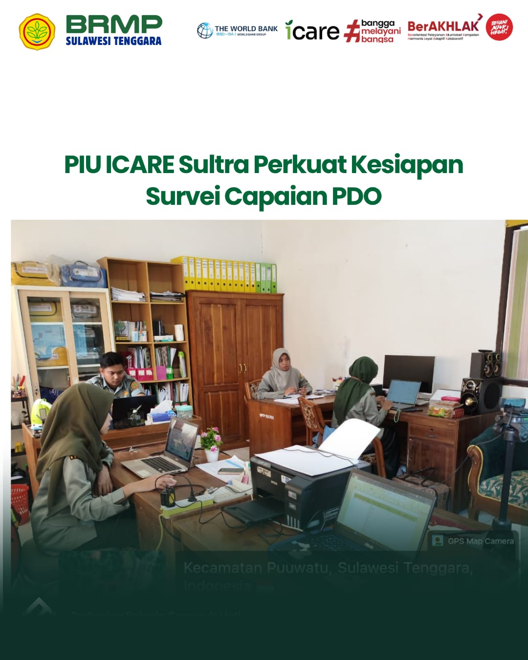 PIU ICARE Sultra Perkuat Kesiapan Survei Capaian PDO